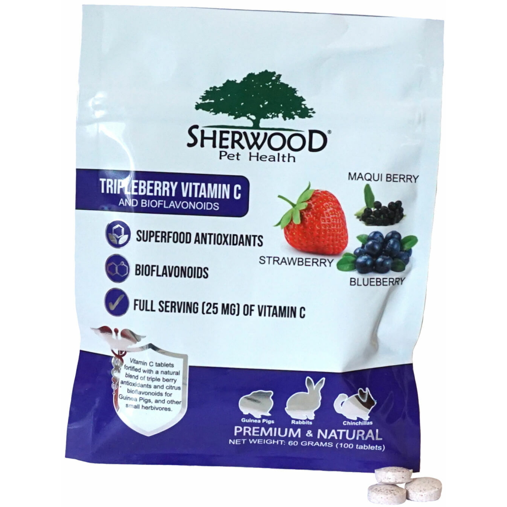 Sherwood Pet Health Supplements tripleberry vitamin C supplement for guinea pigs